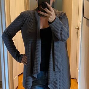 Socialite Waffle Print long Shrug Size M